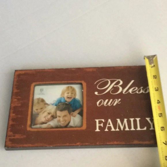 Bless Our Family 4x4 Picture Frame - Picture 4 of 6